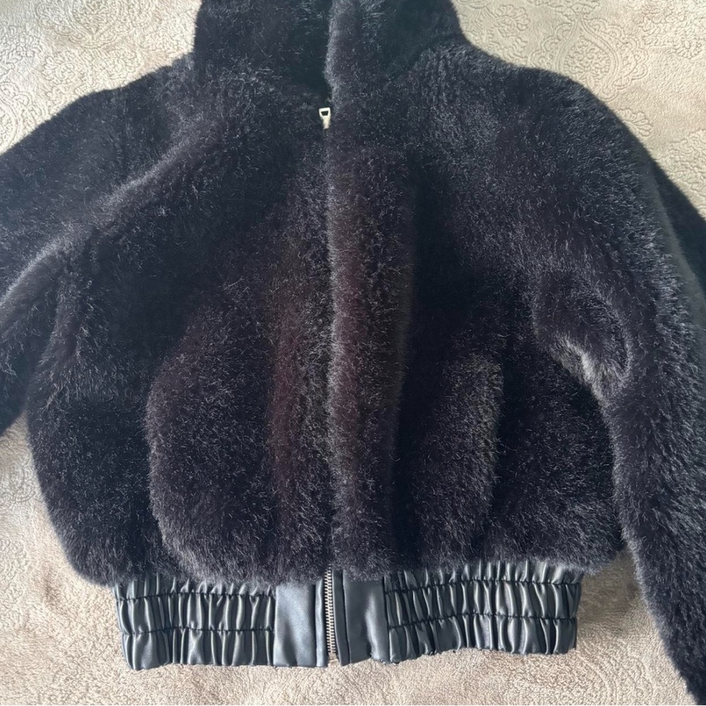 I.AM.GIA Black Teddy Jacket - Picture 2 of 6